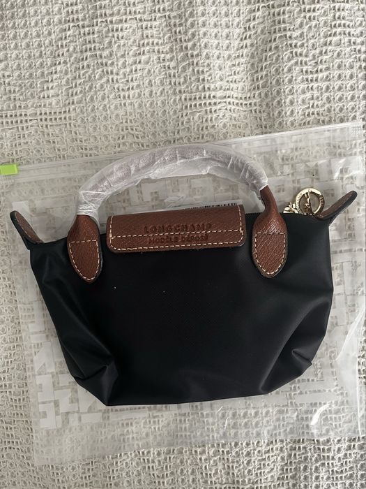 Mini mala preta e castanho