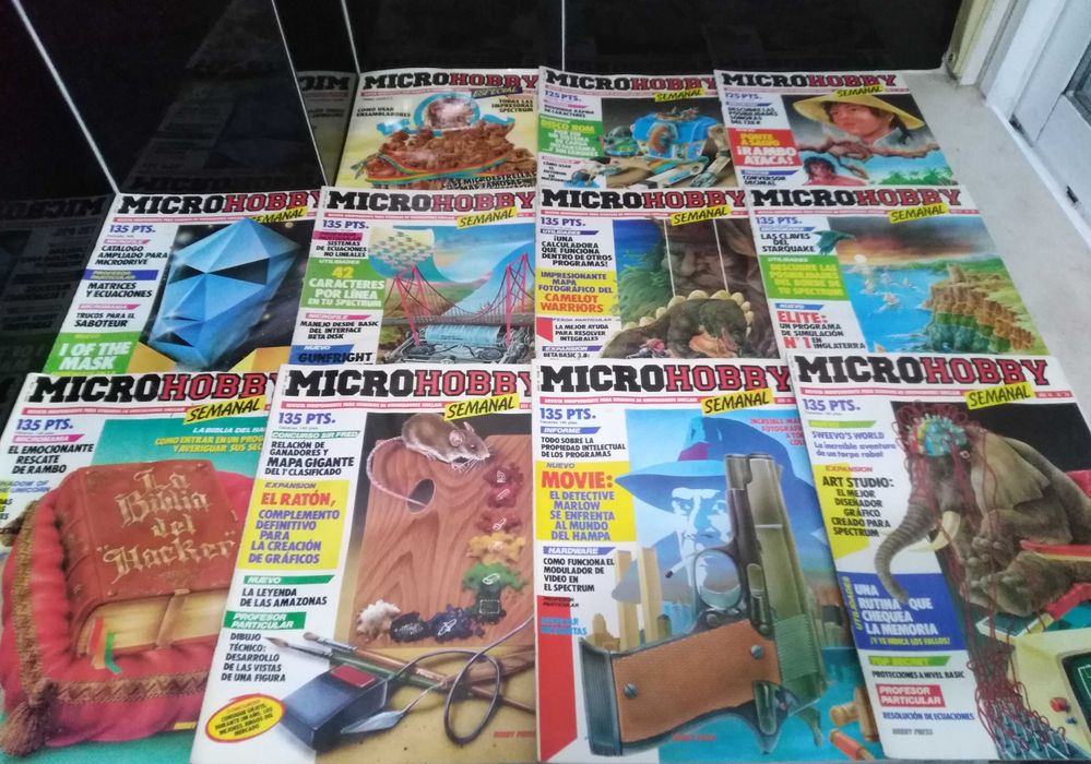 Spectrum Revistas Microhobby para coleccionadores Part 1 ( Ultimas ).
