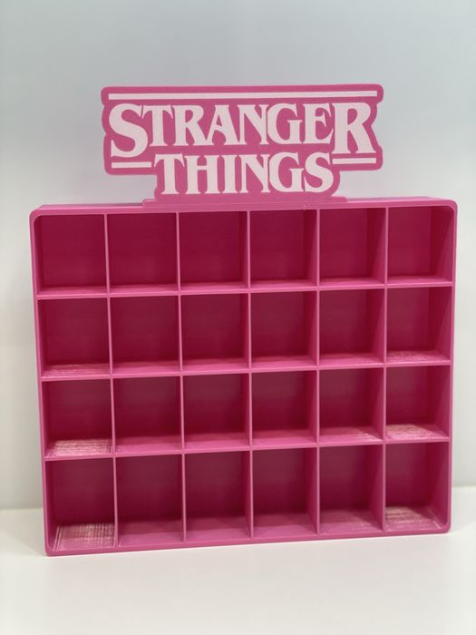 Поличка на 24 комірки для фігурок Stranger Things