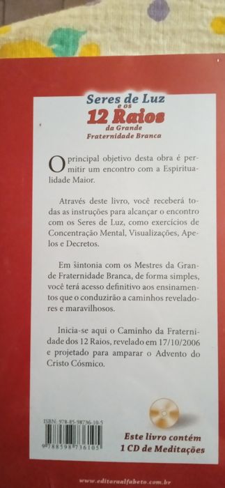 Livro seres de luz EOS 12 Raios