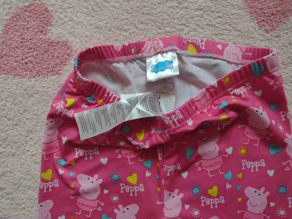 Legginsy ze świnką Peppą rozmiar 122 nowe