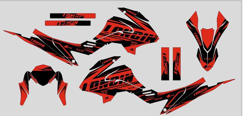 Наклейки Loncin Pruss Spark Senke KPX Hornet Dakar ProFactory 200 250