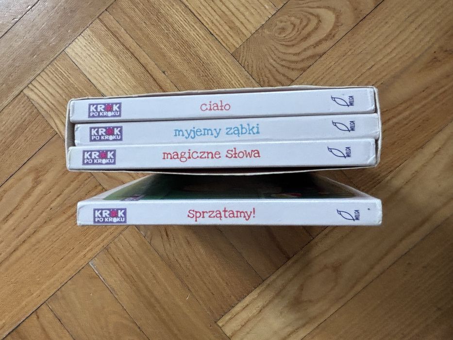 Książeczki Krok po Kroku - 4 sztuki
