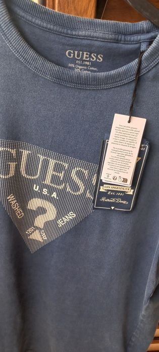 T-shirt guess azul