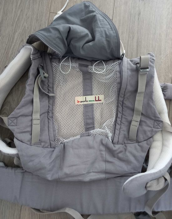 Mochila porta bebé - PhysioCarrier Cinzenta64861393971713121