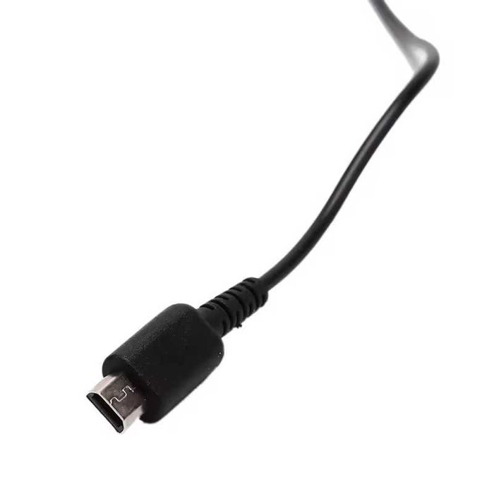 Cabo USB Carregador Nintendo DS Lite (NDSL) 1.2M – Cabo de Carga DSL Preto NOVO