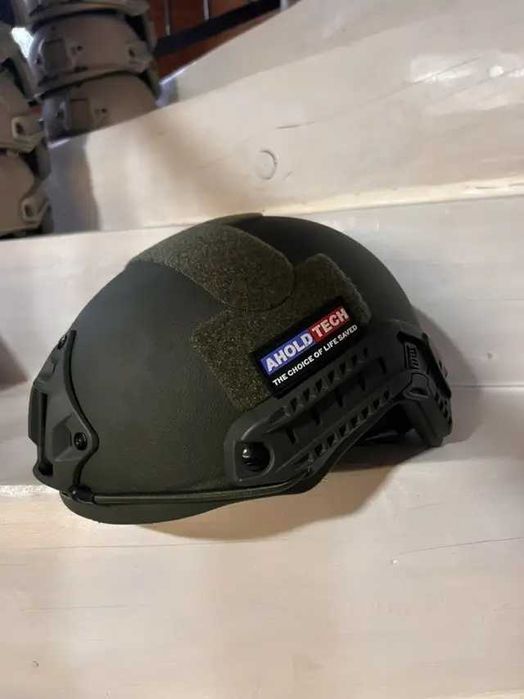 Каска балістична кевларова Fast NIJ IIIА навушники Earmor m32 plus