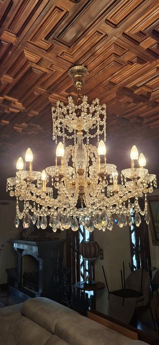Candeeiros de Cristal c/ apliques