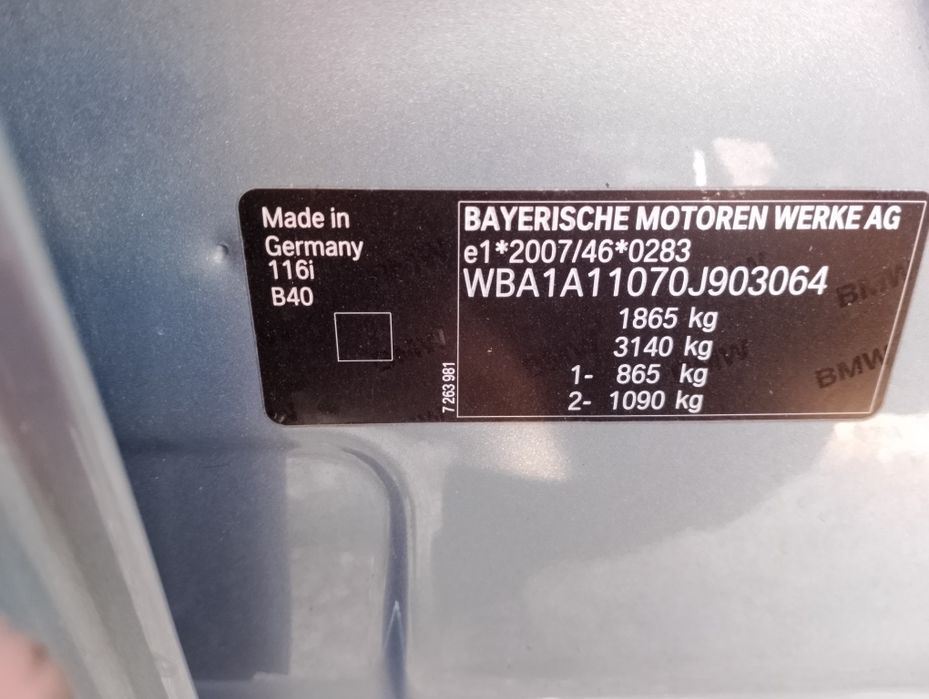 Lusterko prawe lewe BMW f20
