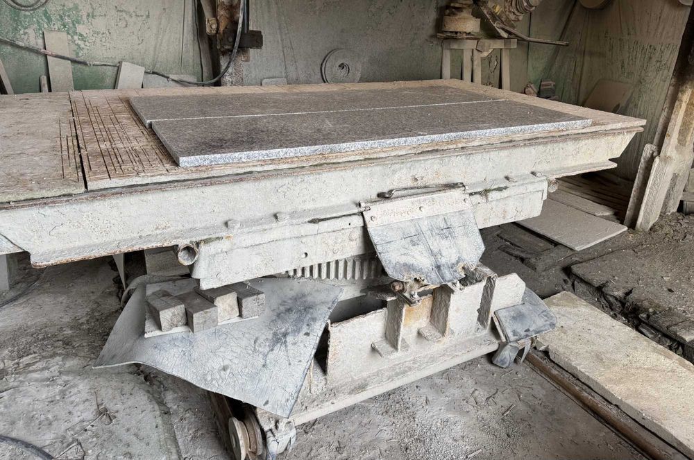 Stół stal roboczy warsztatowy kamieniarski 160x290 obracany przesuwny