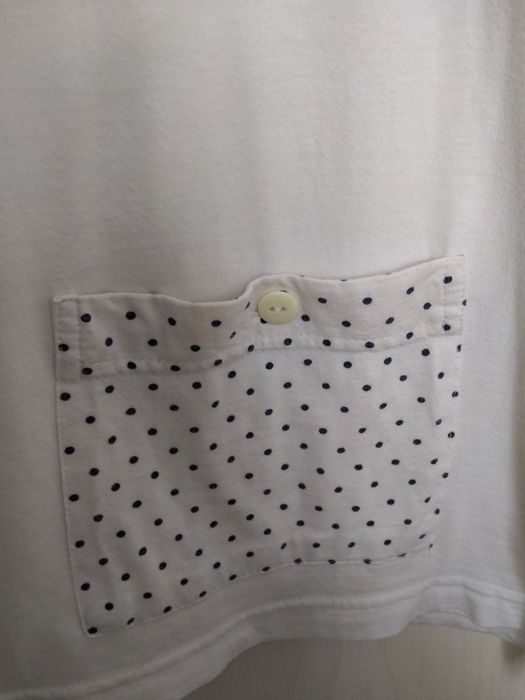 Biała bawełniana bluzka