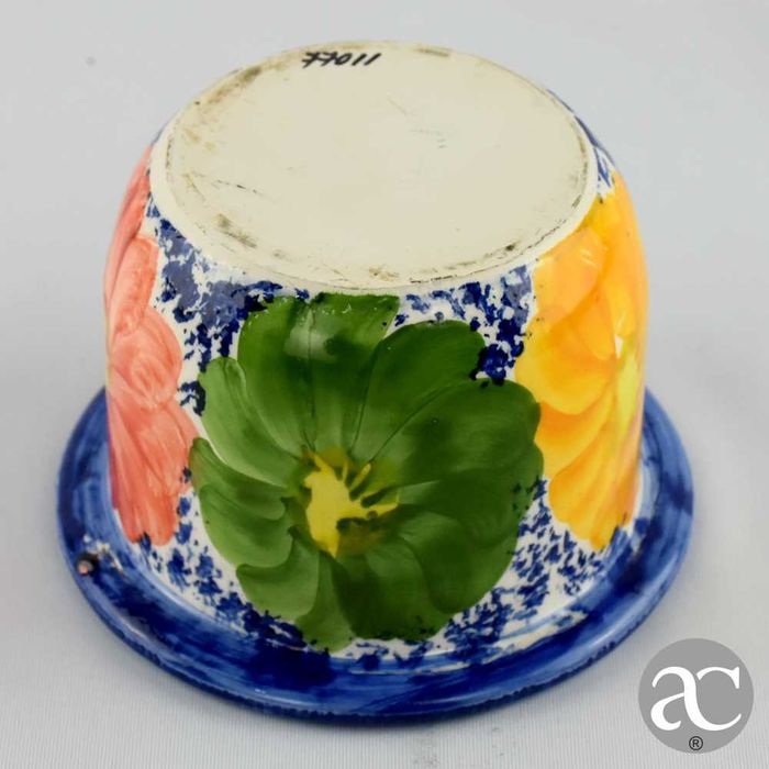 Pequeno Cachepot Faiança Espanhola – Tenerife, pintado à mão