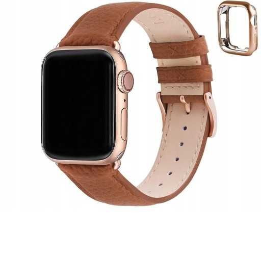 Pasek Fullmosa 22mm brązowy do Apple