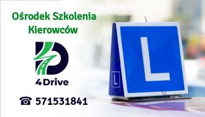 Nauka jazdy, Prawo jazdy kat. B, Ośrodek Szkolenia Kierowców 4Drive