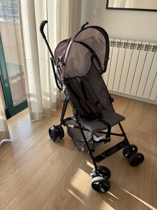 Carrinho de Passeio Bengala ZY Safe (Como Novo / Muito Compacto)