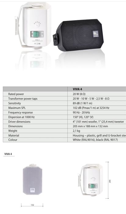 Colunas AMC som profissional ideal para comercio ou casa