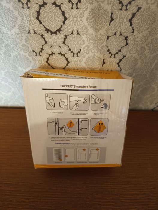 Dwustronna magnetyczna myjka do szyb