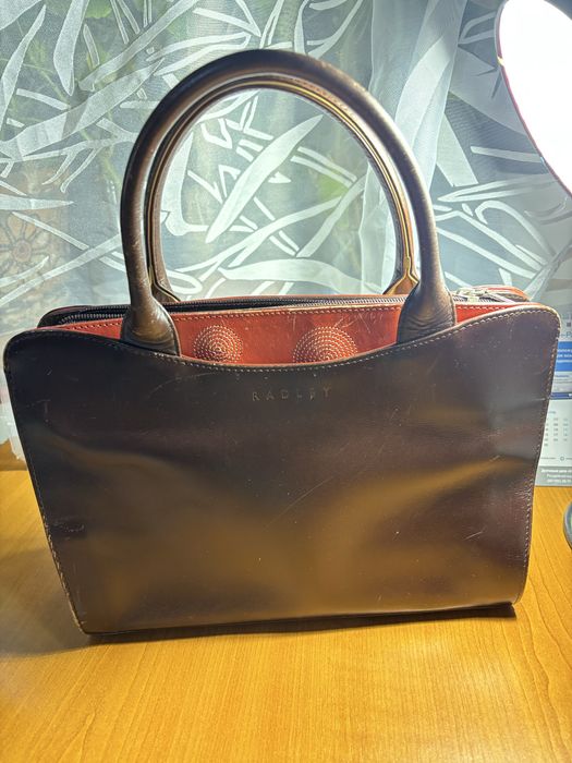 Сумка кожа бренд radley,классическая модель