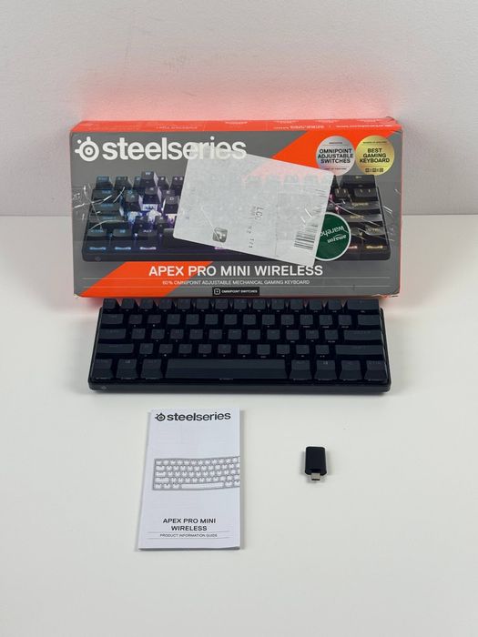 Бездротова клавіатура SteelSeries Apex Pro Mini Wireless Black (гіпермагнітна)