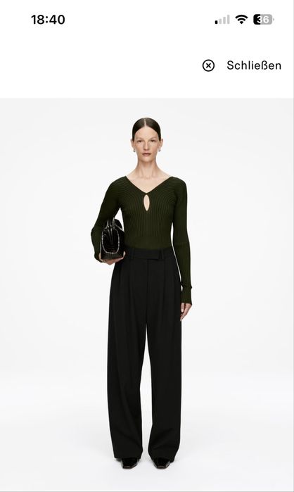 Arket брюки ділові з вовною