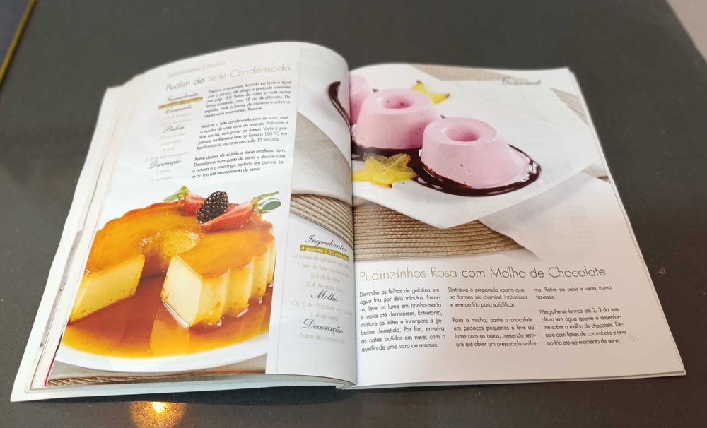 Livro Culinária "As melhores Sobremesas" - Click in Gourmet