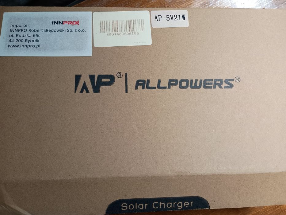 Сонячна панель Allpowers 21W для зарядки телефону та павербанка