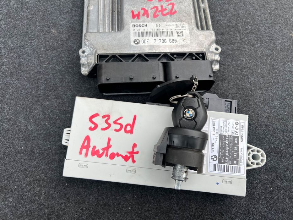 535d e60 e61 272km 7796680  0281011762 sterownik silnika zestaw