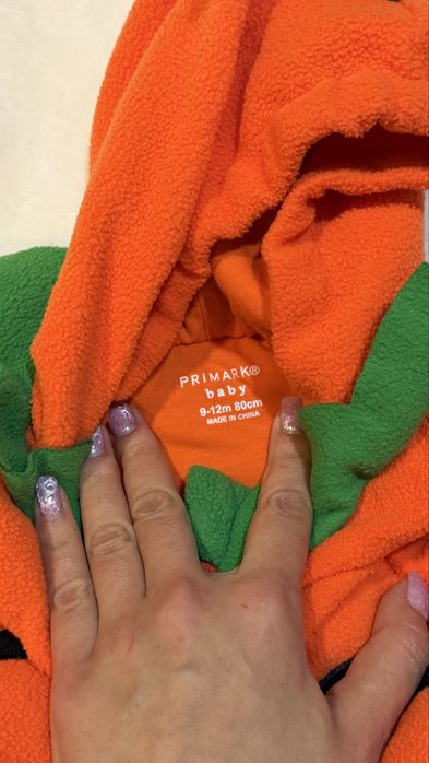 Дитячий костюм гарбузика primark baby 0-6 9-12м