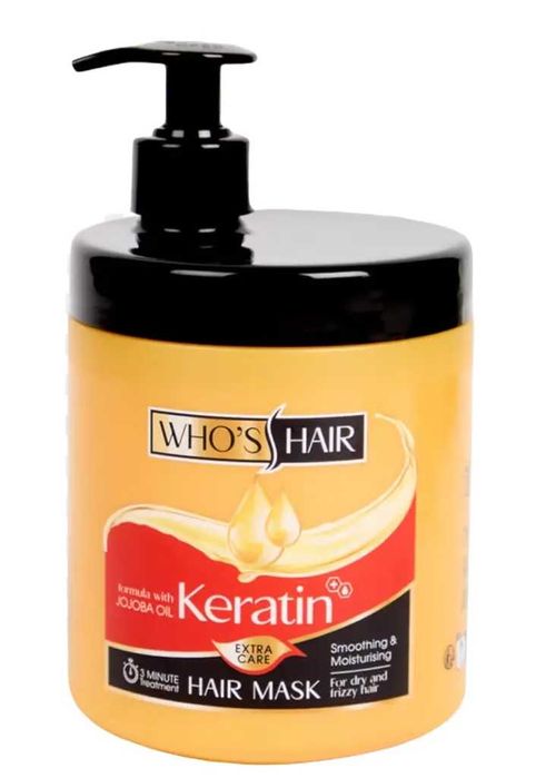 Maska do włosów Who's Hair Keratin duża pojemność 750 ml