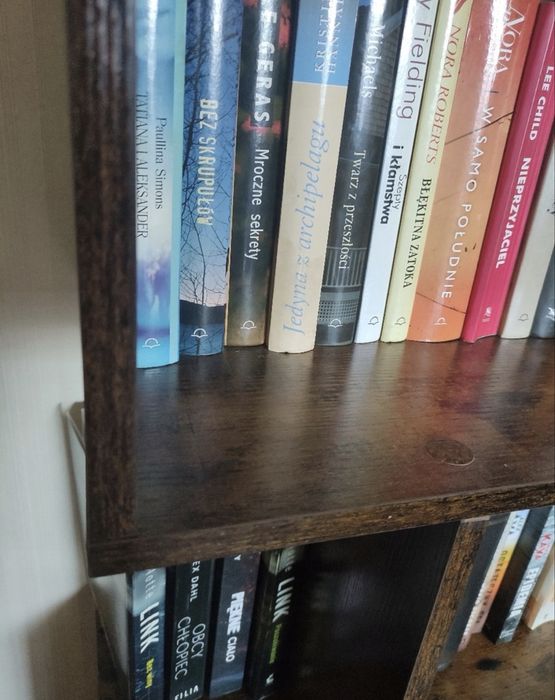 Regał stojący loft biblioteczka drewniana 6 półek 190 cm
