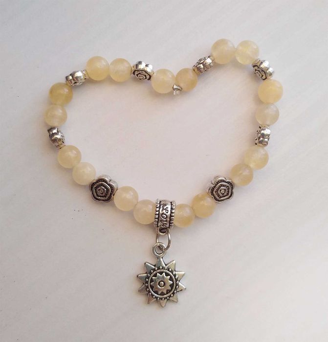 Продається жіночий браслет з натуральним цитрином