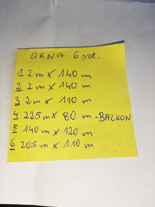 Sprzedam używane okna