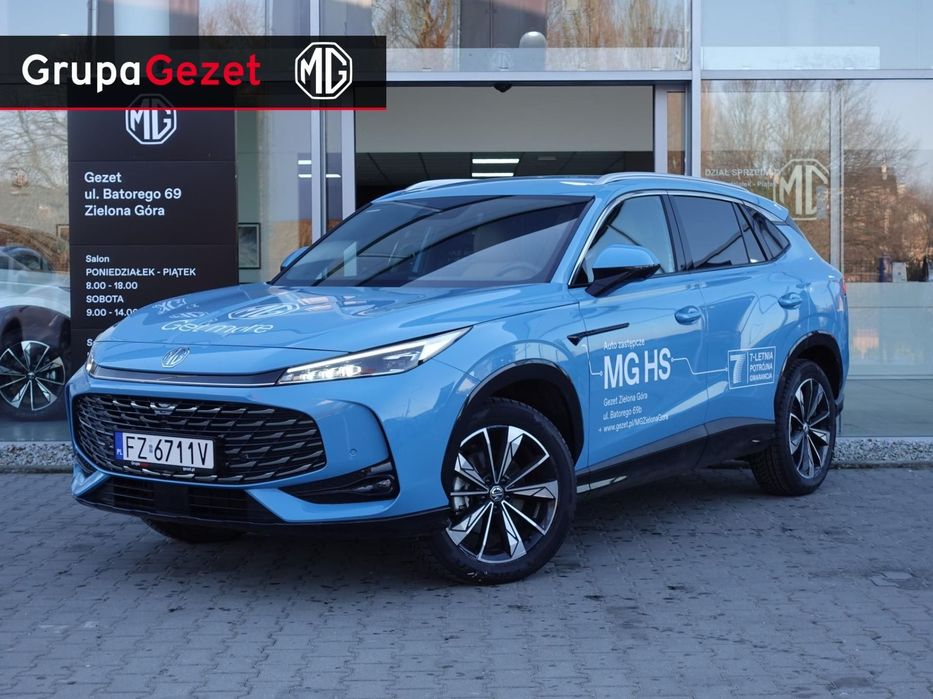 MG HS 1.5T MT 170KM 2WD wersja EXCLUSIVE w kolorze Blue Demo