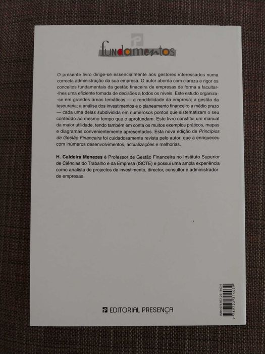Princípios de Gestão Financeira