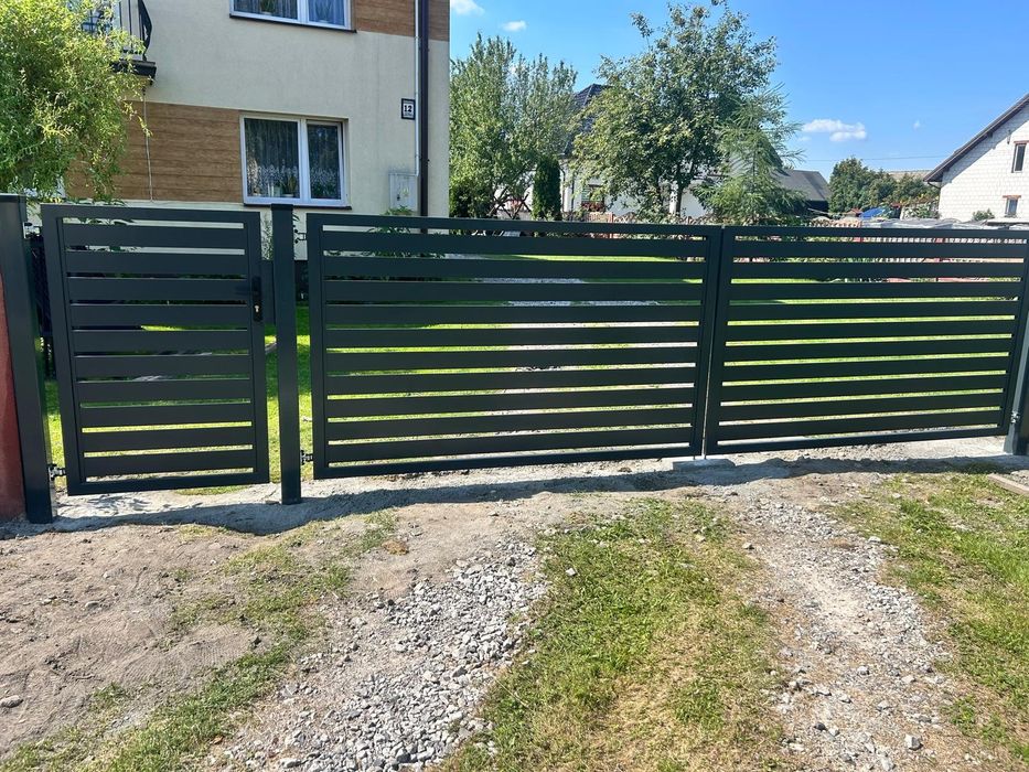 Ogrodzenie panelowe fi4 153cm bramy panelowe palisadowe montaż