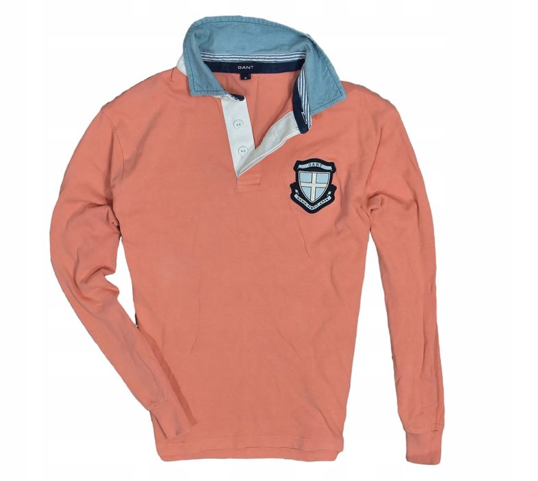 Gant Męska Koszulka Polo Z Długim Rękawem Rugby M