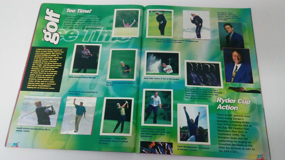 Caderneta de cromos Sports Sticker Collection