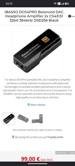 DAC IBasso DC04 Pro - Reservado