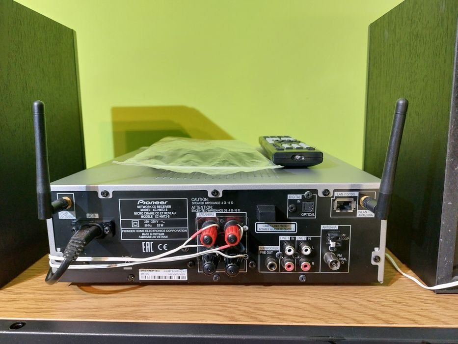 Minisystem Hi-Fi Pioneer HM72 Wi-Fi BT CD Spotify Hi-res DSD Sub Preo