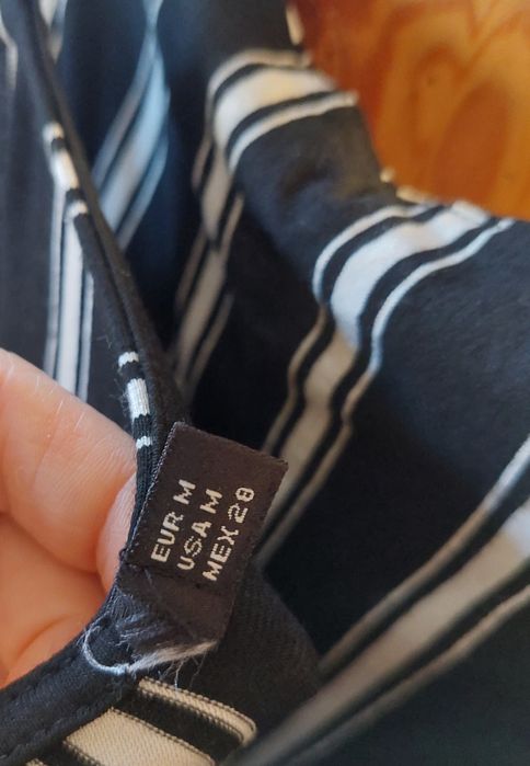 Kombinezon Bershka długi w paski r. M