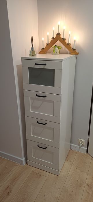Szafka regał komoda Ikea Brimnes biala
