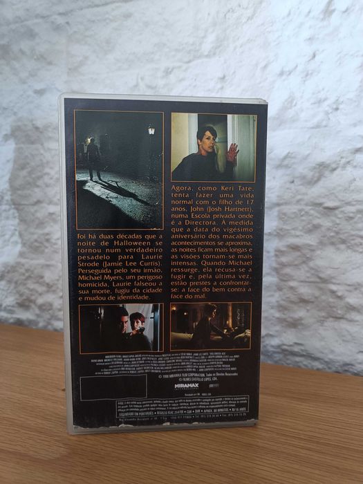 Filme VHS Halloween H20 O Regresso