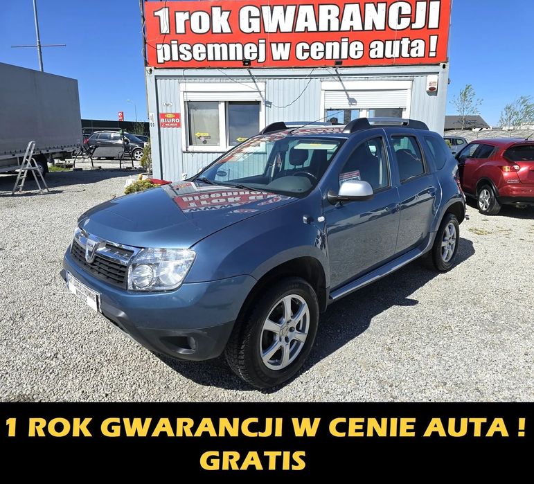 Dacia Duster 1 ROK GWARANCJI W CENIE AUTA, Zamiana, Super Stan, Diesel, Klima