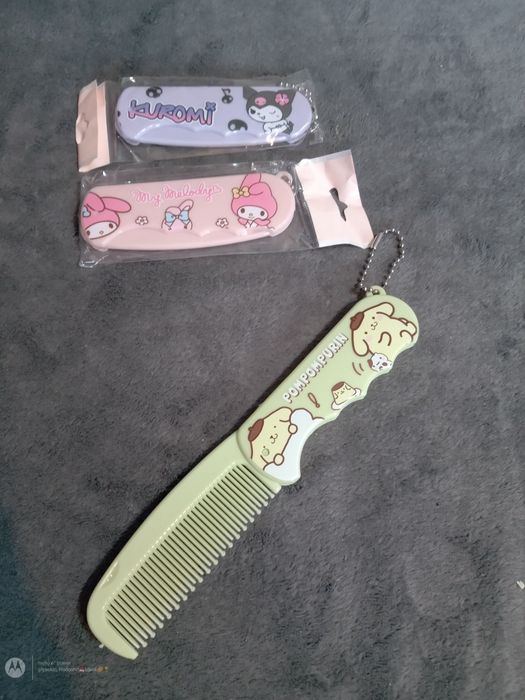 Grzebień grzebyszek składany pompompurin kuromi my melody