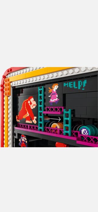 Lego 72051 super mario maquina arcada do Donkey kong
