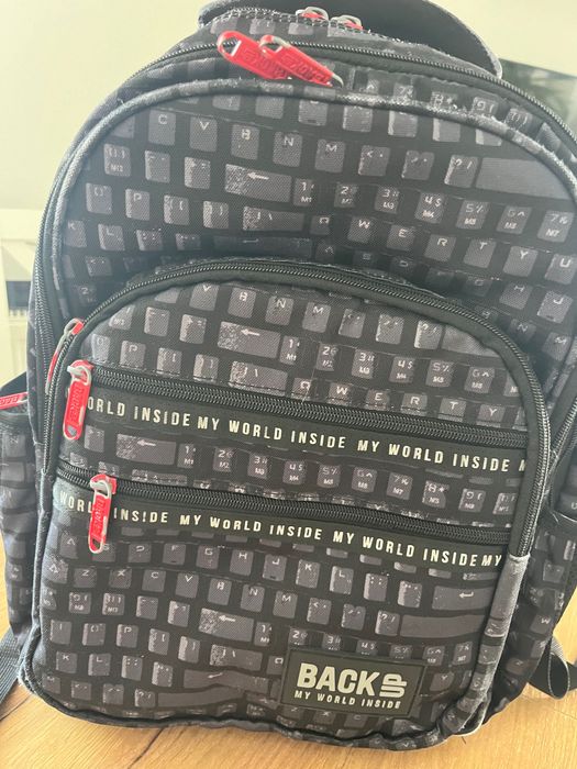Plecak szkolny, tornister motyw klawiatura