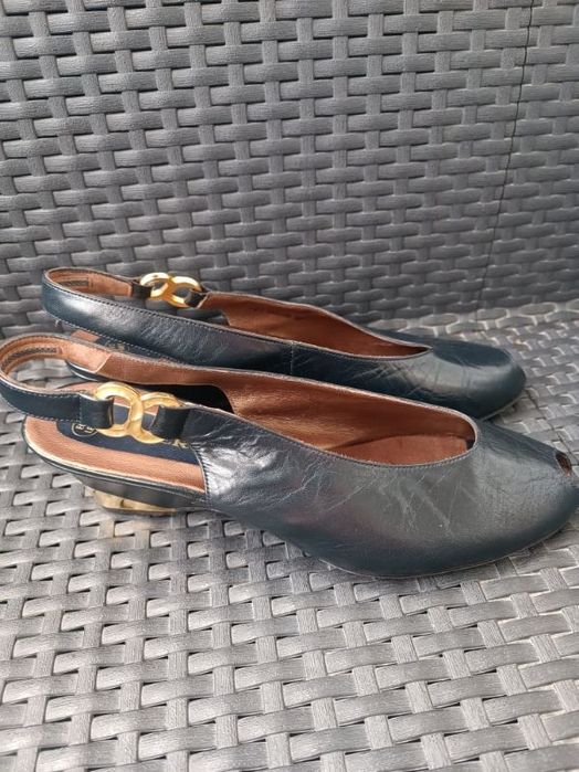 Buty Peter Kaiser Peep toe slingback  stan! Rozmiar stan! R 39
-