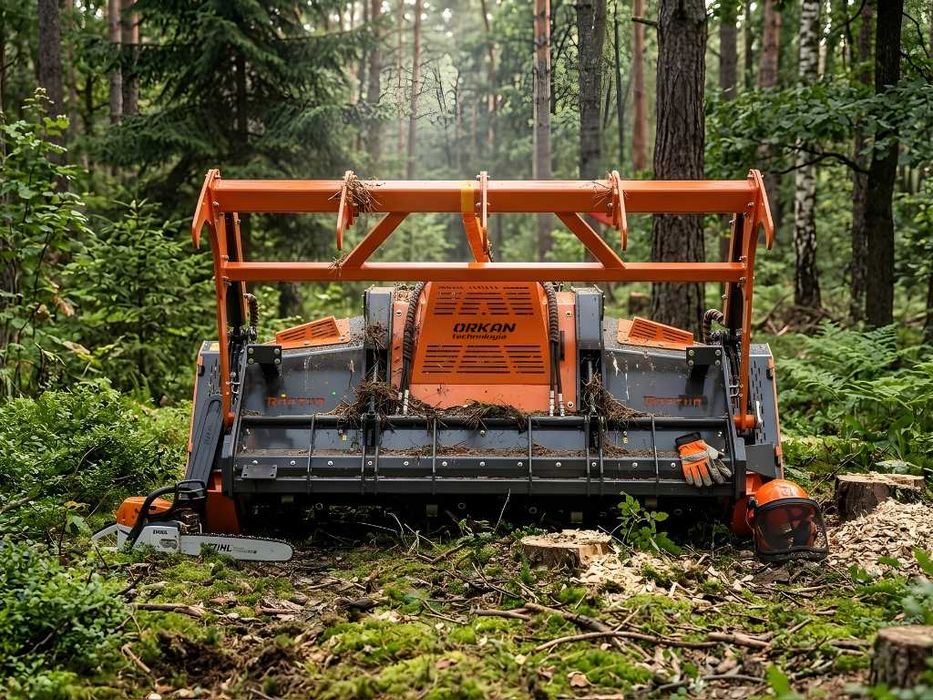 MULCZER LEŚNY WGŁĘBNY ORKAN ML.R4 200, 225 rozdrabniacz, frez, frezarka krusząca, mulcher na stałym zębie