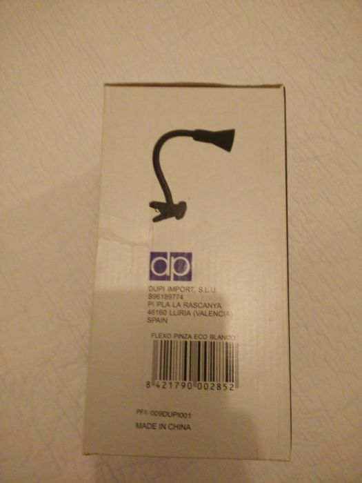 Candeeiro flexivel novo