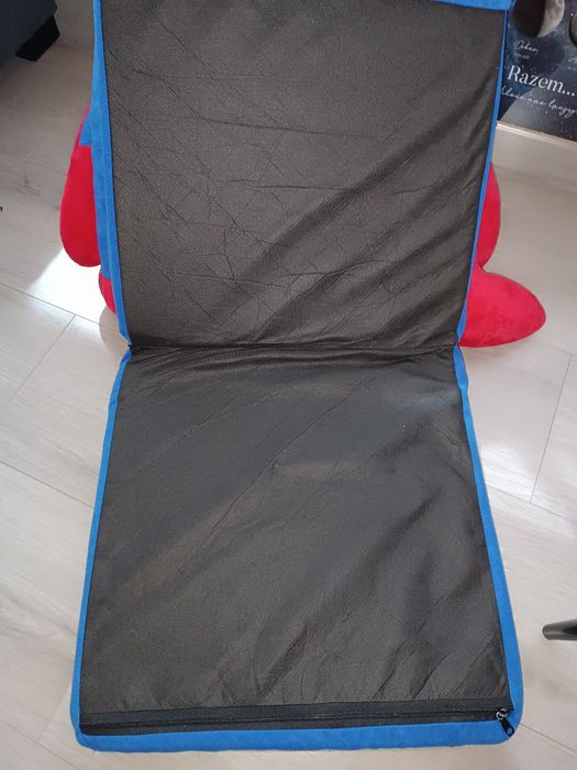 Fotelik pluszowy rozkładany Pufa leżanka Spiderman